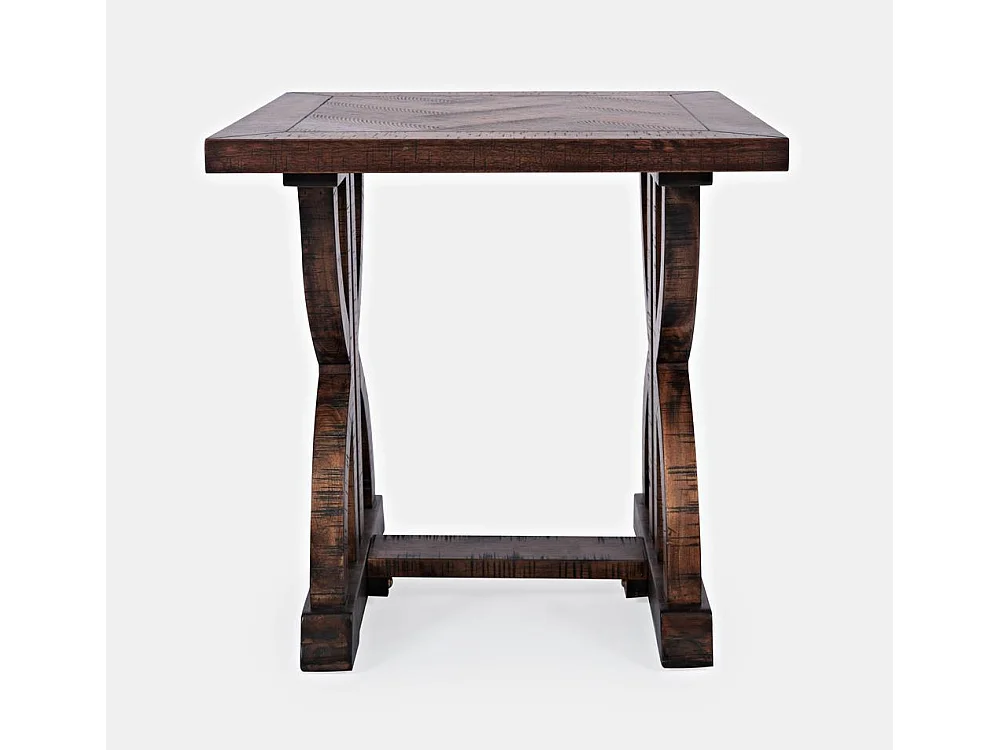 Mesa 61x61x61 cm marrón oscuro Avola AV1932-3