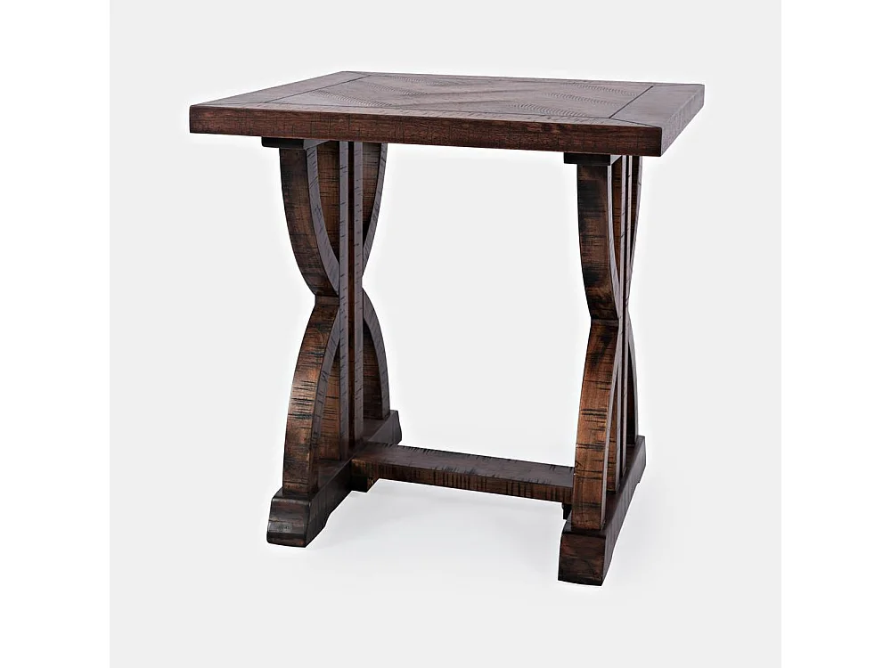 Mesa 61x61x61 cm marrón oscuro Avola AV1932-3