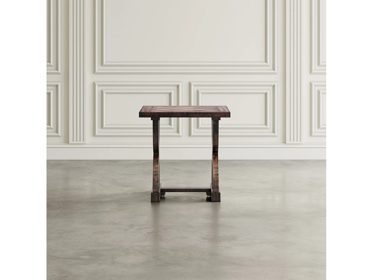 Mesa 61x61x61 cm marrón oscuro Avola AV1932-3