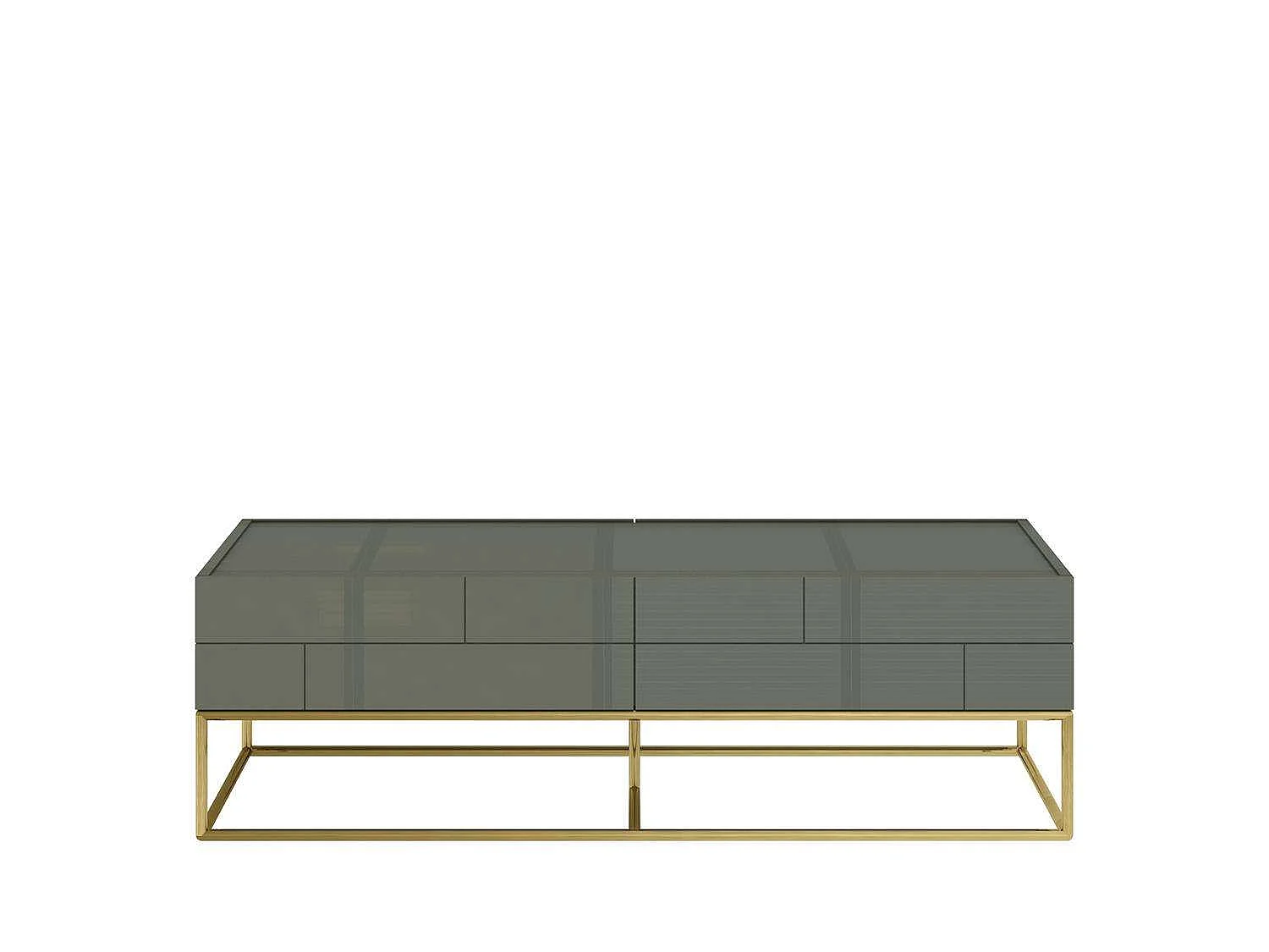 Table basse 119,5x36x59,5 cm Ciment Vert rose hill rh06