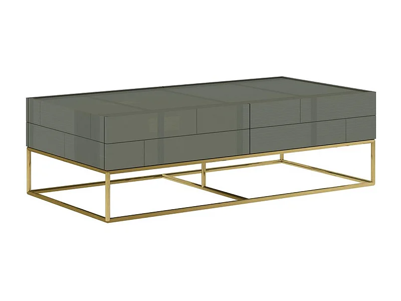 Table basse 119,5x36x59,5 cm Ciment Vert rose hill rh06