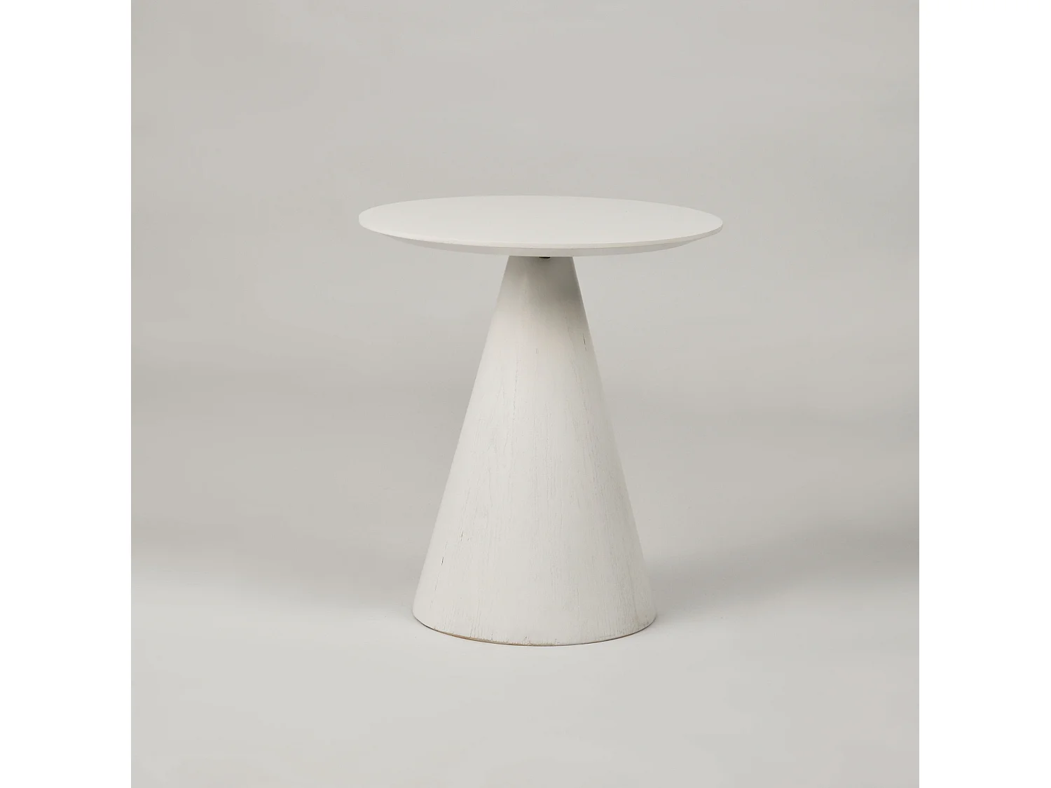 Table 40x44,5x40 cm blanche Florence FL01W