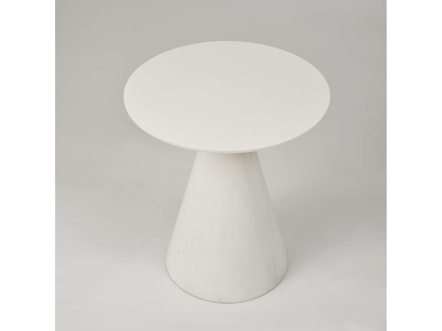 Table 40x44,5x40 cm blanche Florence FL01W