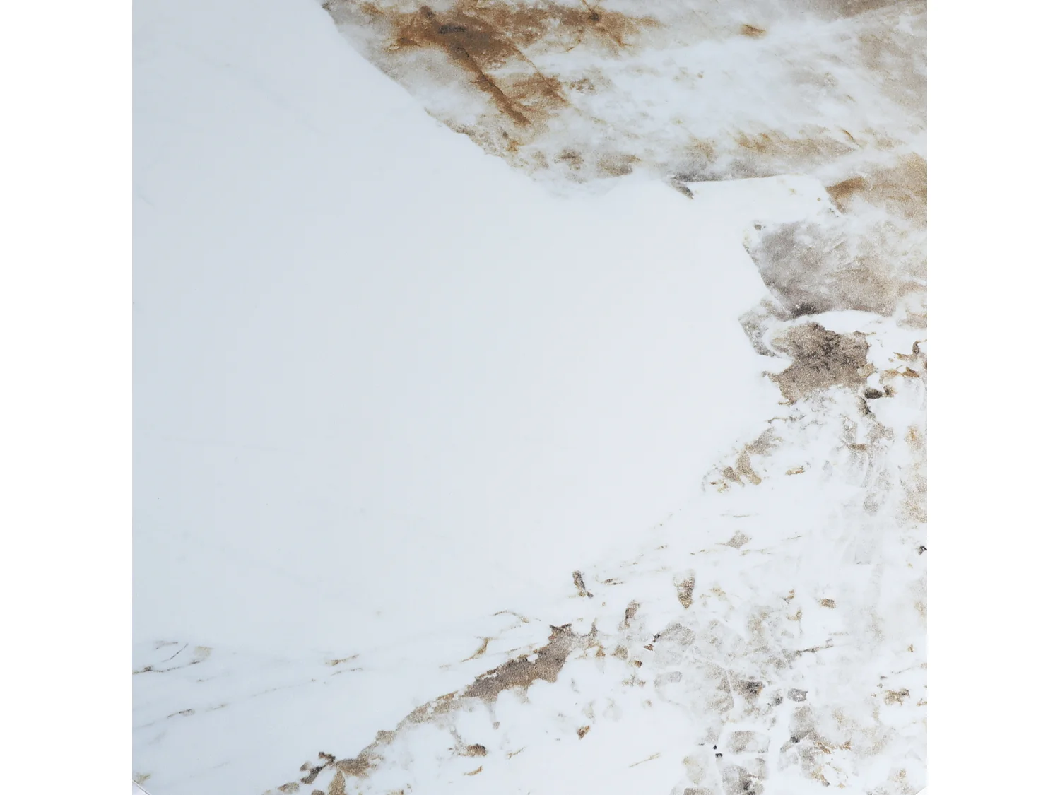 Mesa de centro 45x50x45 cm blanco dorado modig m62