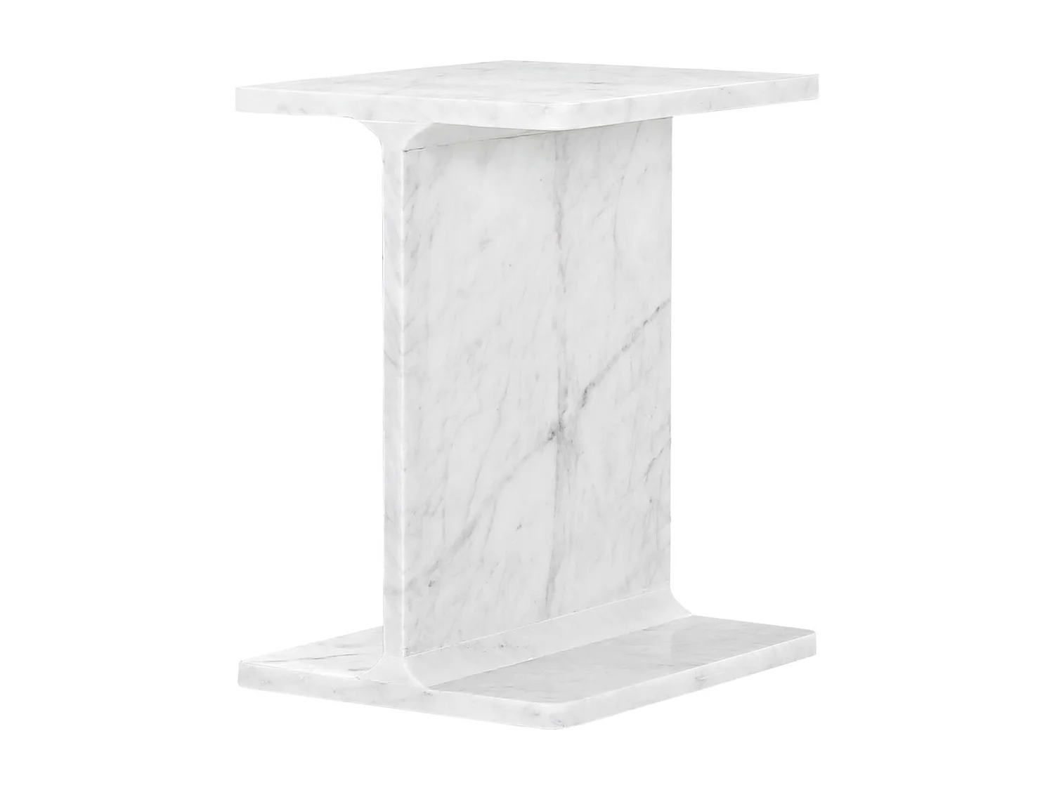 Table 30,5x46x38 cm blanc Avola AV2330-2