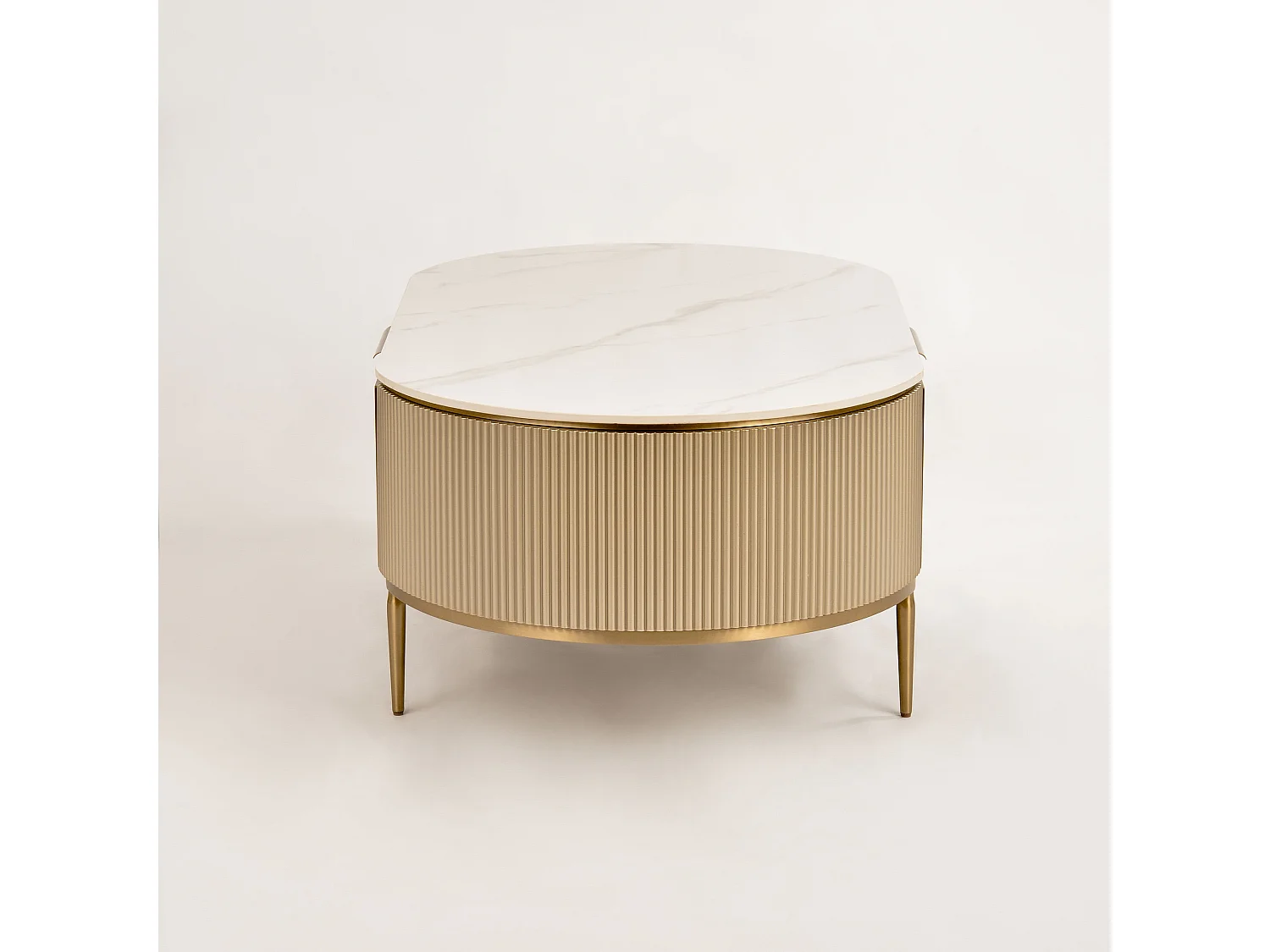 Salontafel 122x45x71 cm goud Stilig ST907