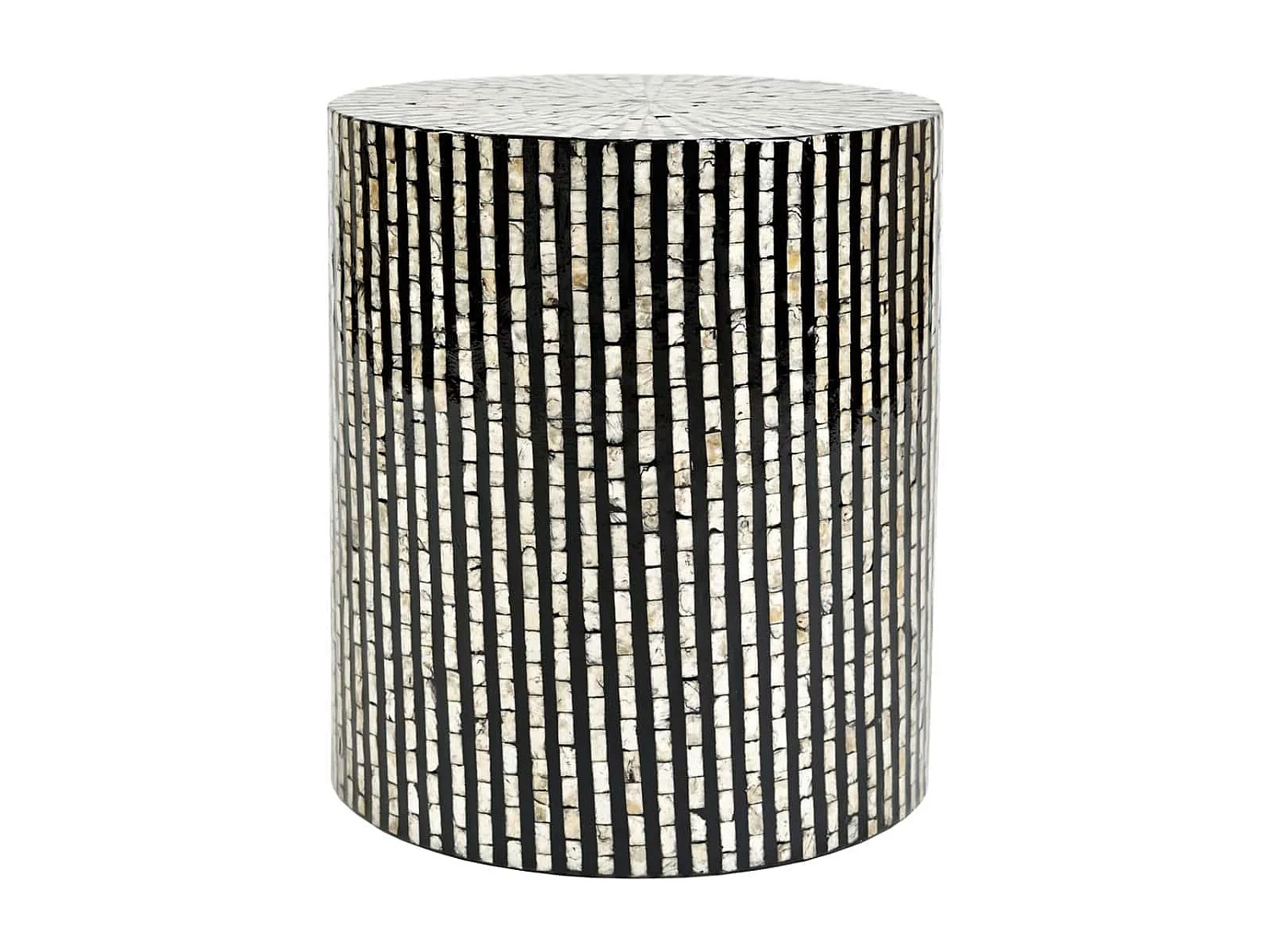 Table 40,5x46x40,5 cm noir Avola av1730-28b