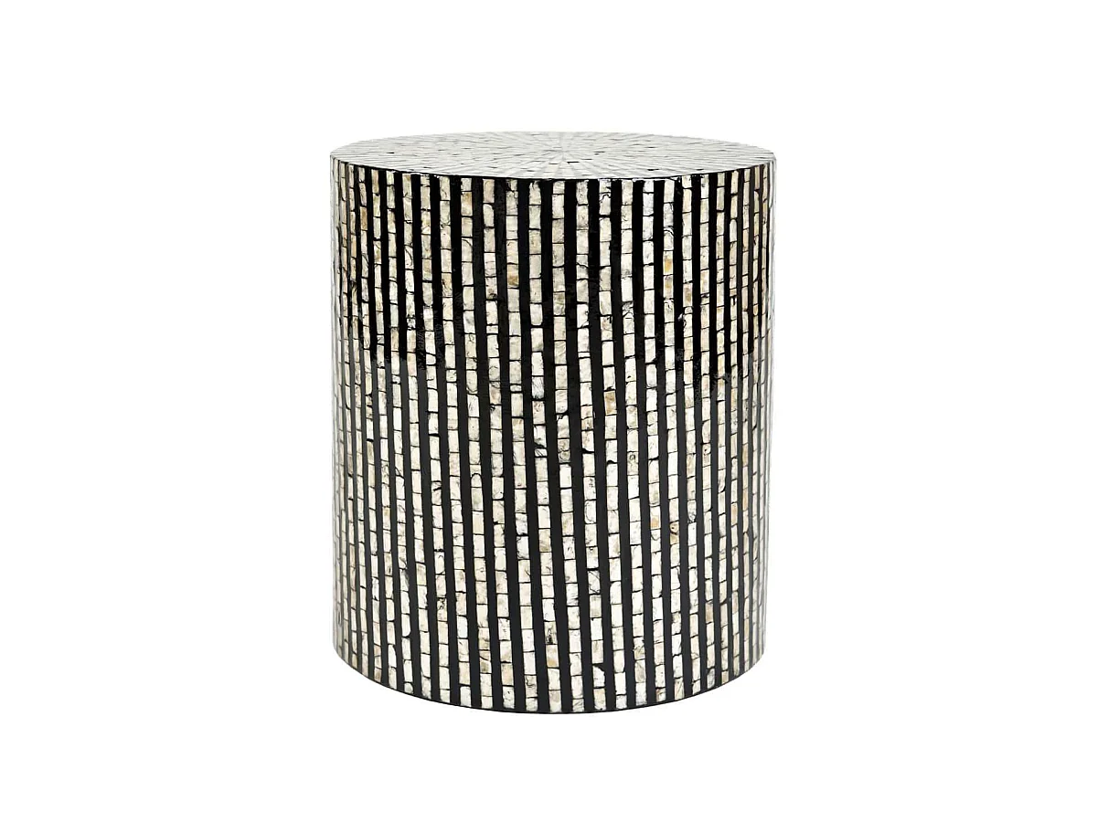 Table 40.5x46x40.5 cm black avola av1730-28b