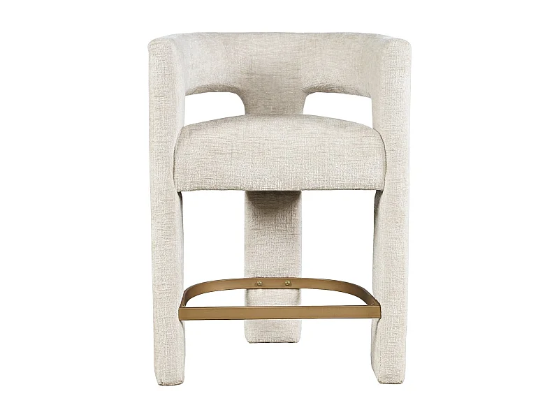 Barhocker 61x89x57 cm beige Leith LET71HN