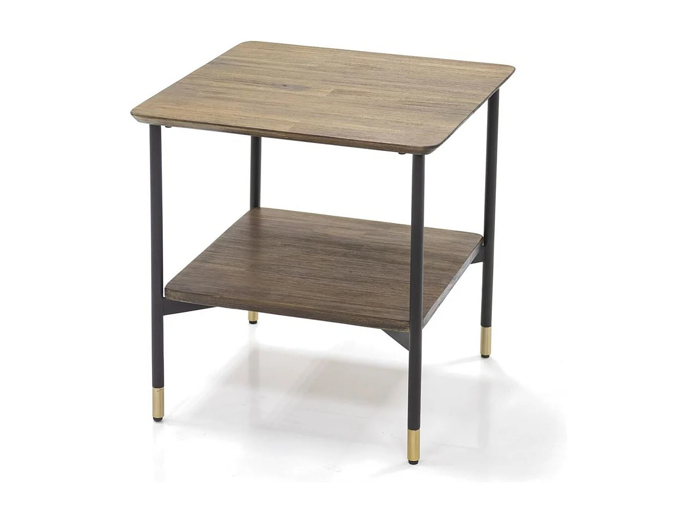 Table 50x50x50 cm Labyrinthe marron