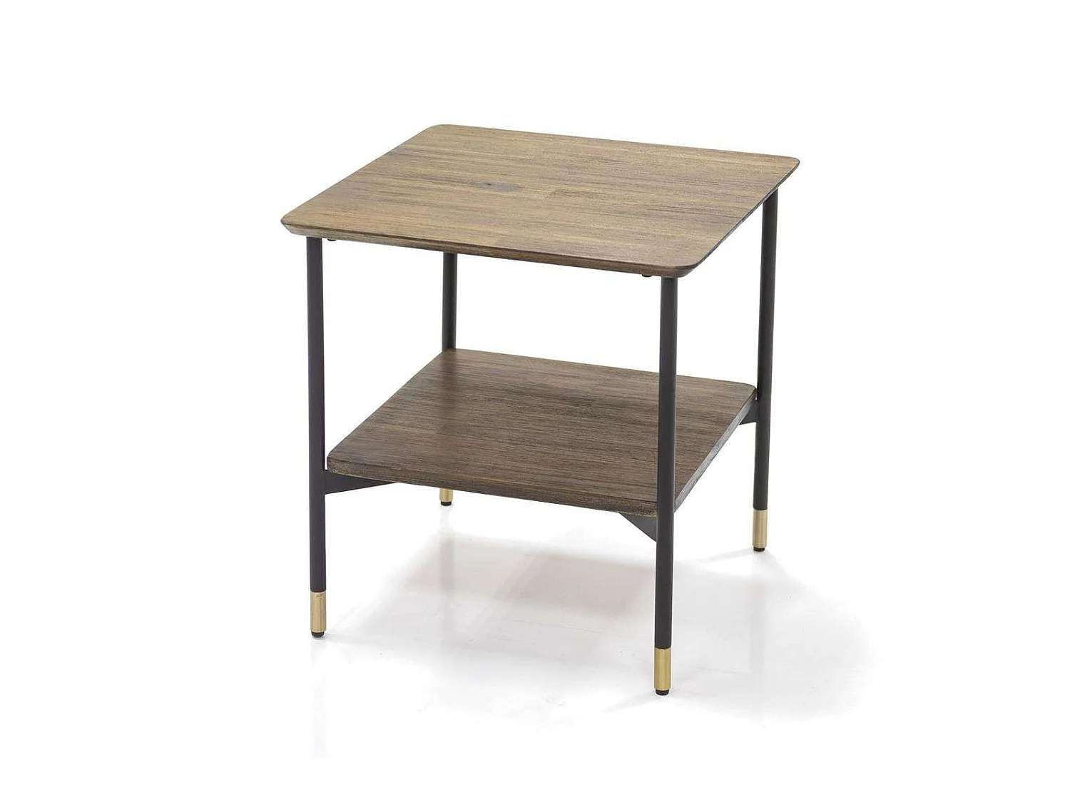 Table 50x50x50 cm Labyrinthe marron