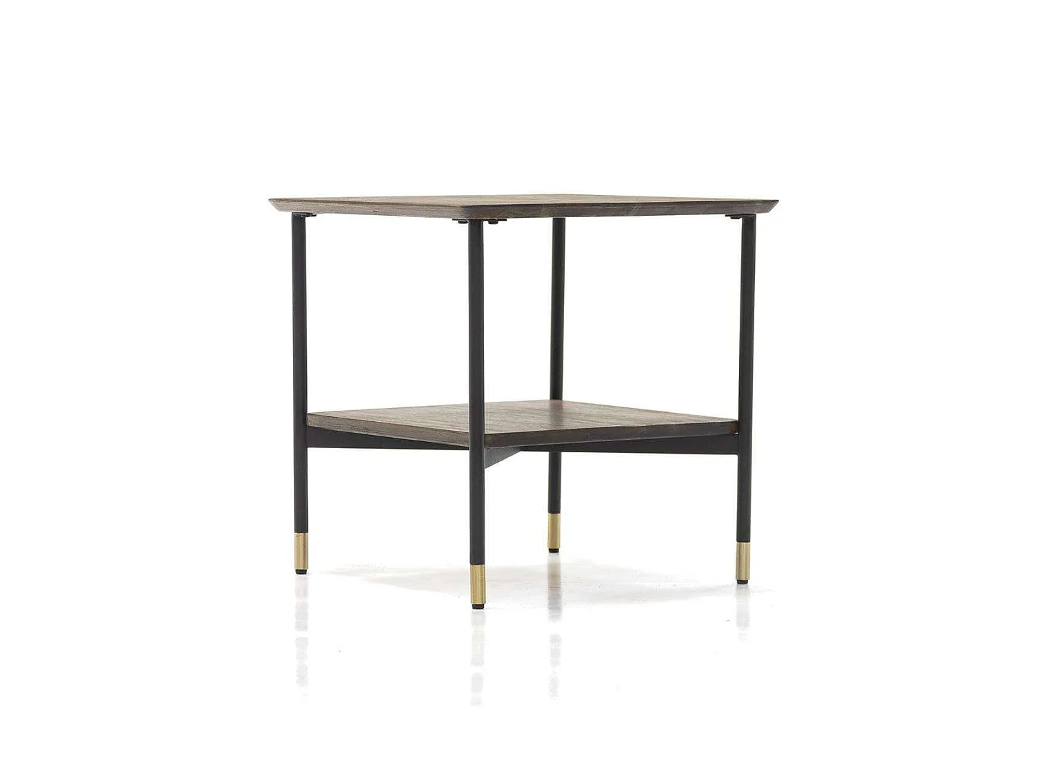 Table 50x50x50 cm Labyrinthe marron