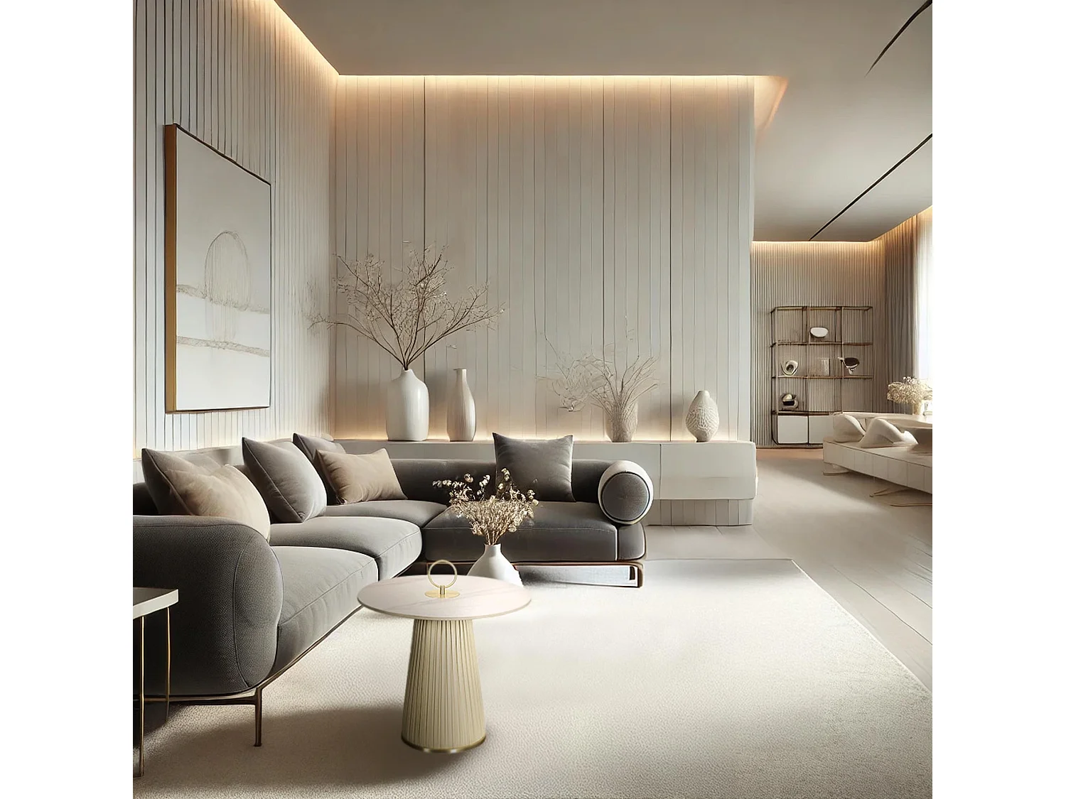 Mesa de centro 60x50x60 cm blanca Modig M73