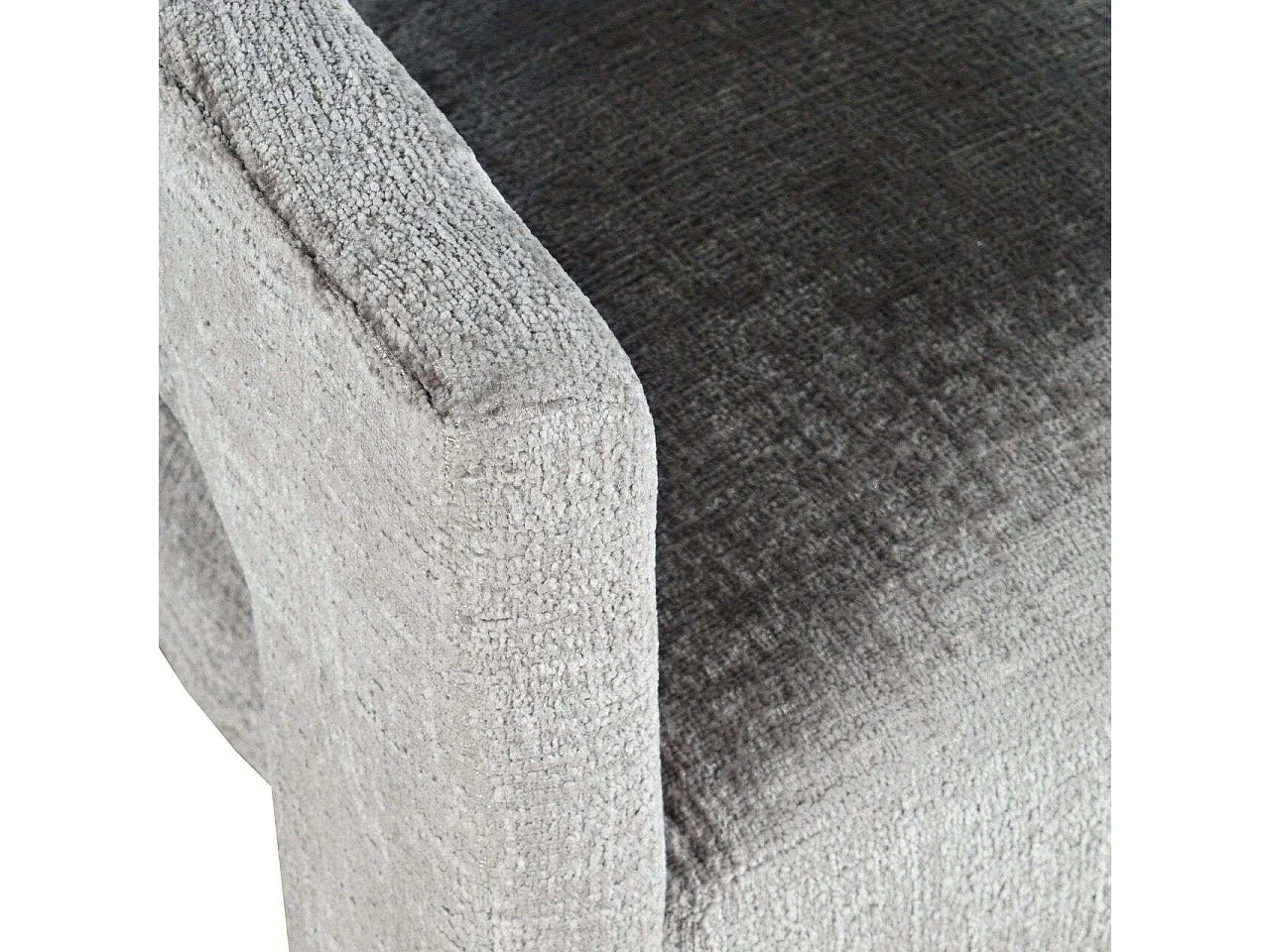 Tabouret de bar 61x89x57 cm gris argent Leith LET71HG