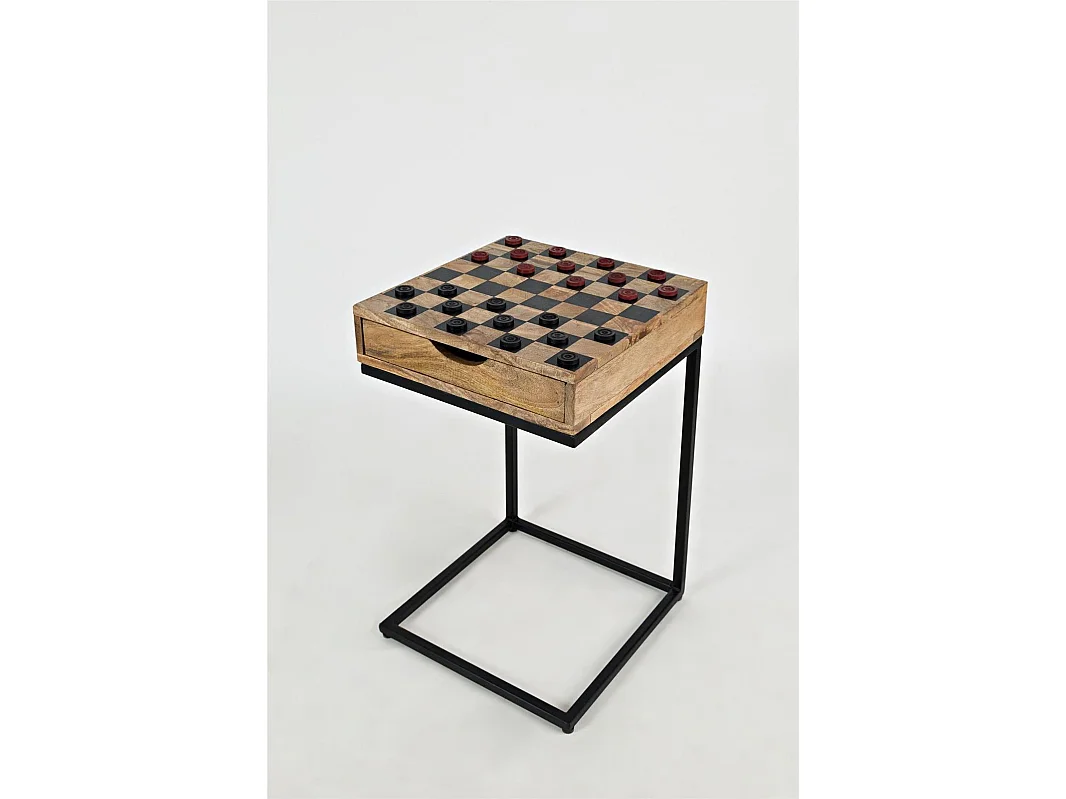 Table d'échecs 42x66x42 cm marron Avola AV1730-26