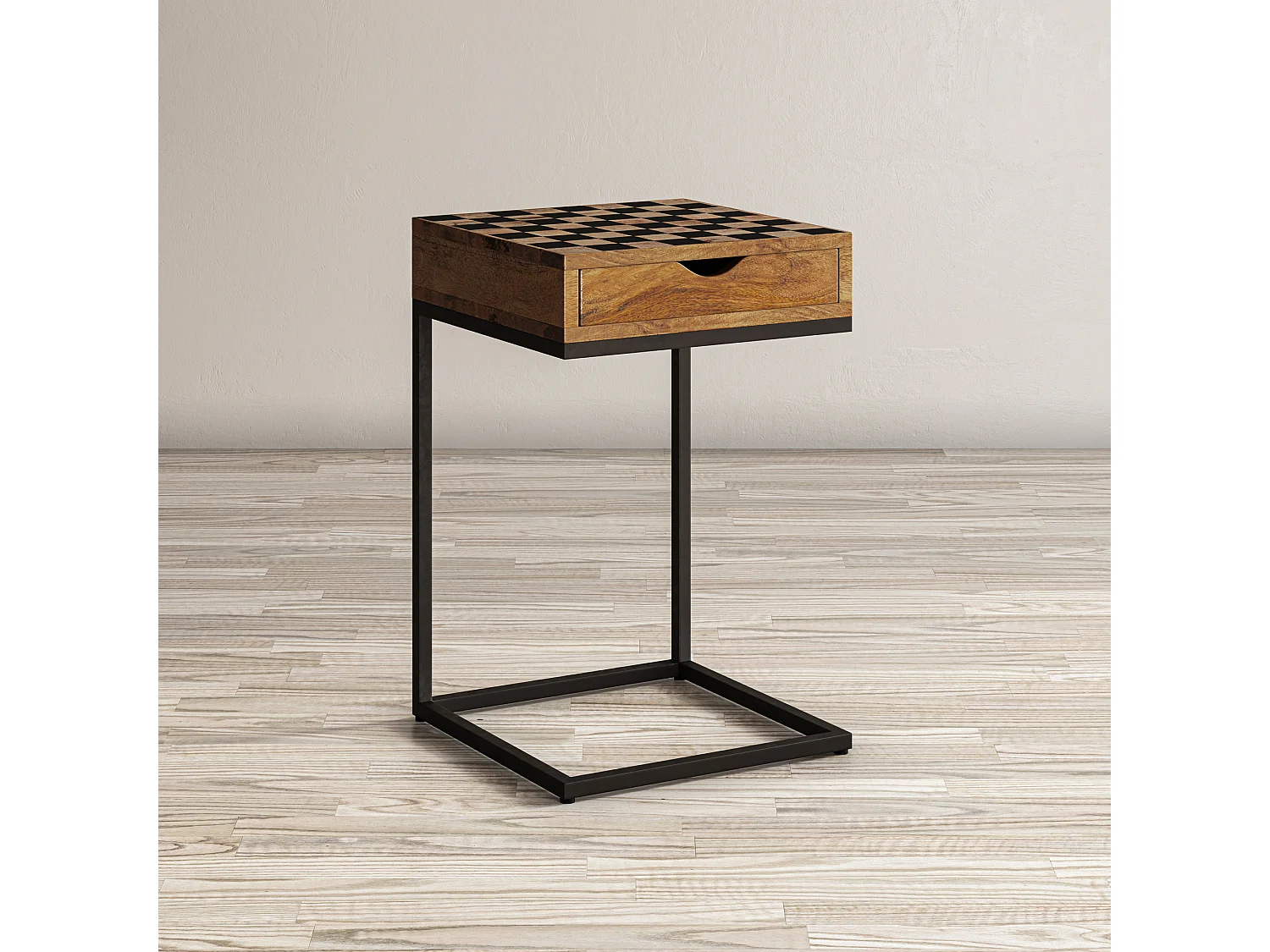 Table d'échecs 42x66x42 cm marron Avola AV1730-26