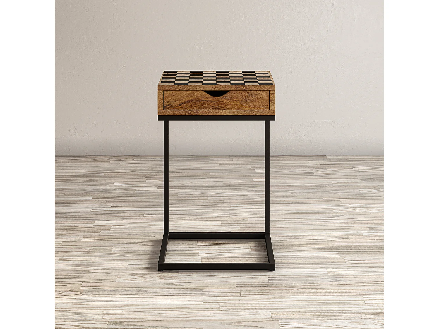 Table d'échecs 42x66x42 cm marron Avola AV1730-26