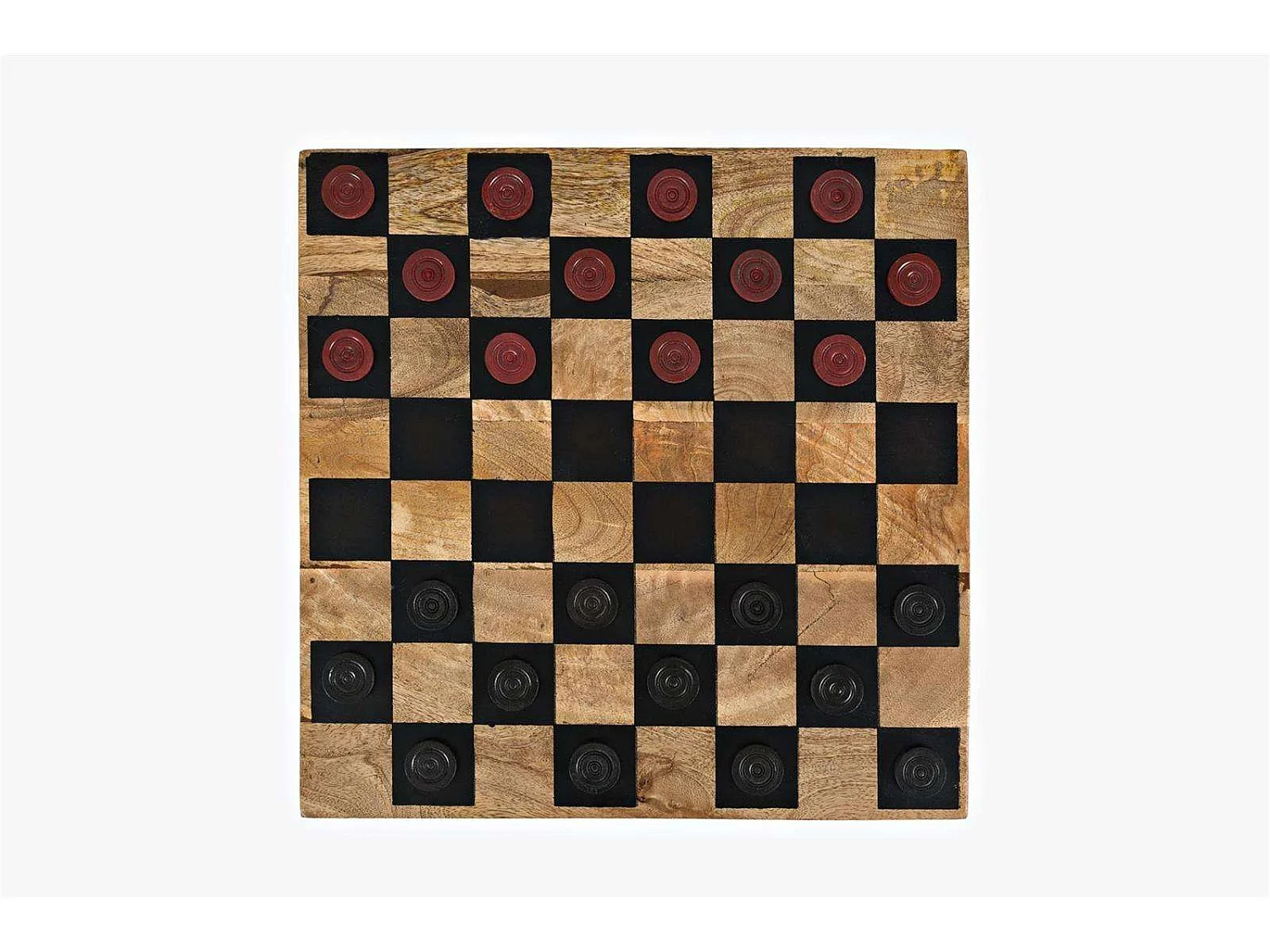 Chess table 42x66x42 cm brown avola av1730-26