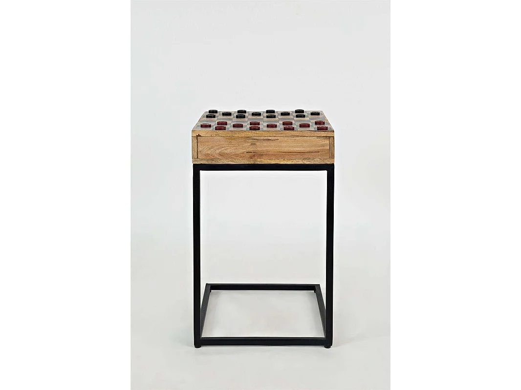 Chess table 42x66x42 cm brown avola av1730-26