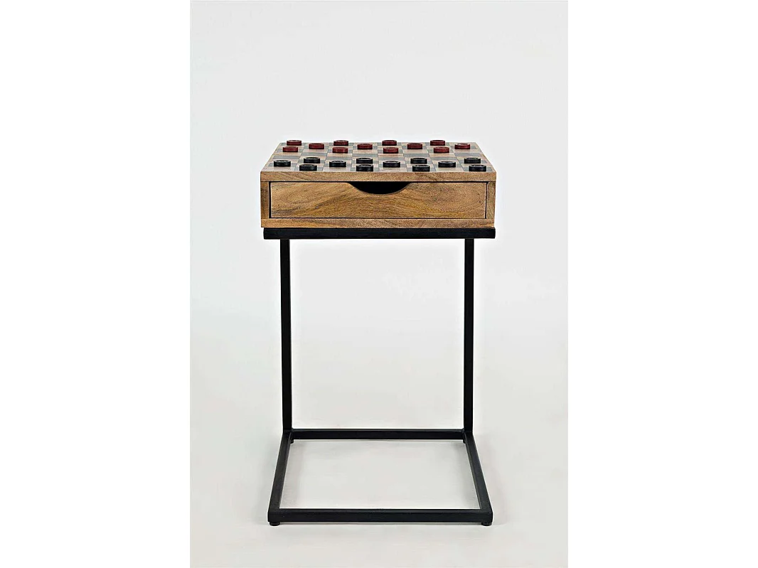 Chess table 42x66x42 cm brown avola av1730-26