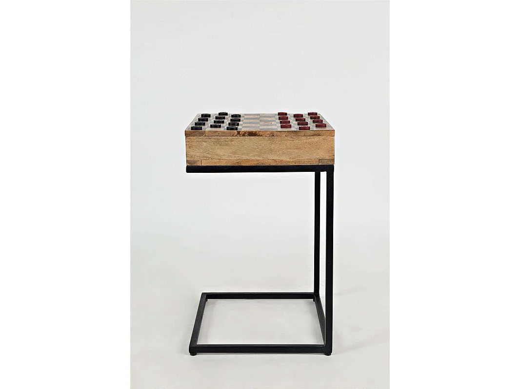Chess table 42x66x42 cm brown avola av1730-26