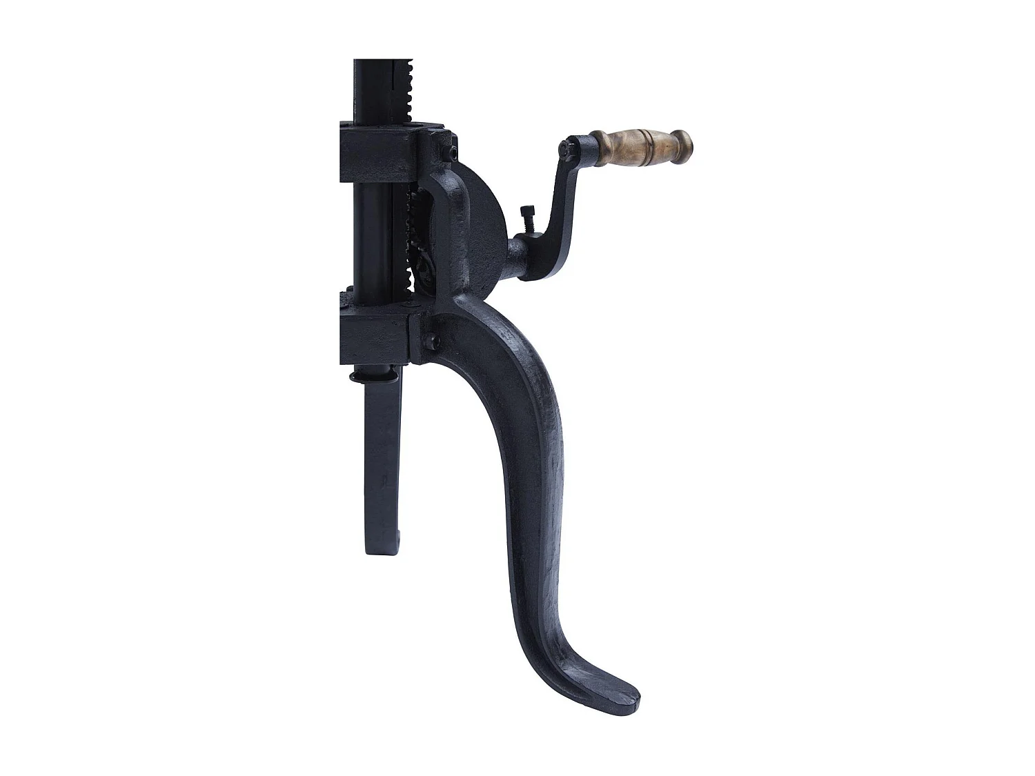 Tavolo 36x46-61x36 cm Legno naturale chiaro nero Avola av1730-63