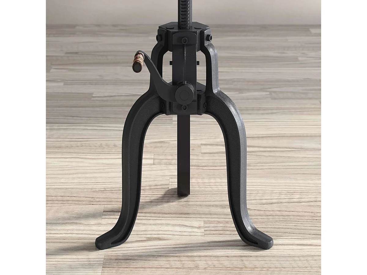 Table 36x46-61x36 cm Black natural light wood avola av1730-63