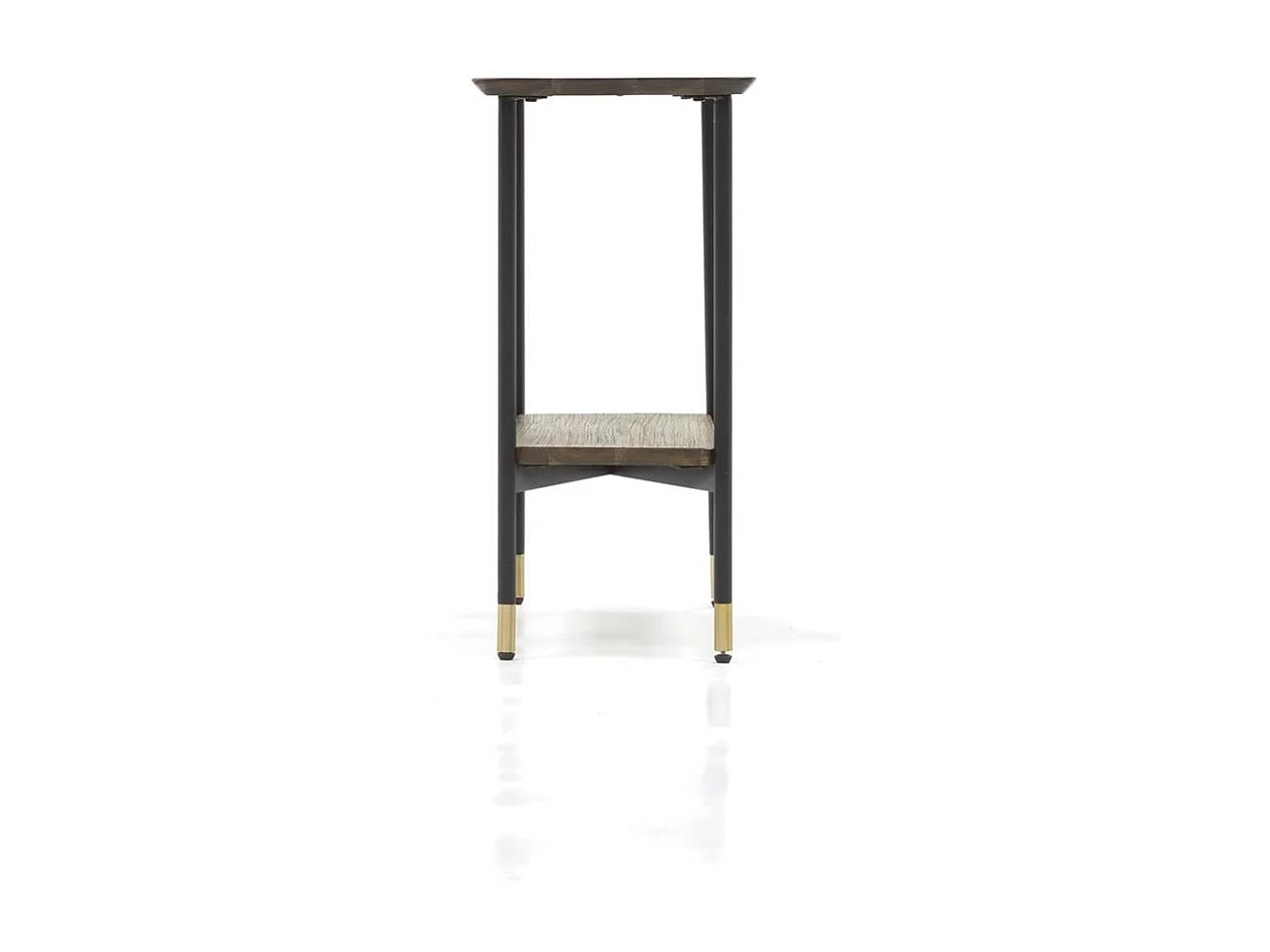 Mesa 60x60x30 cm Laberinto marrón mazl07-60