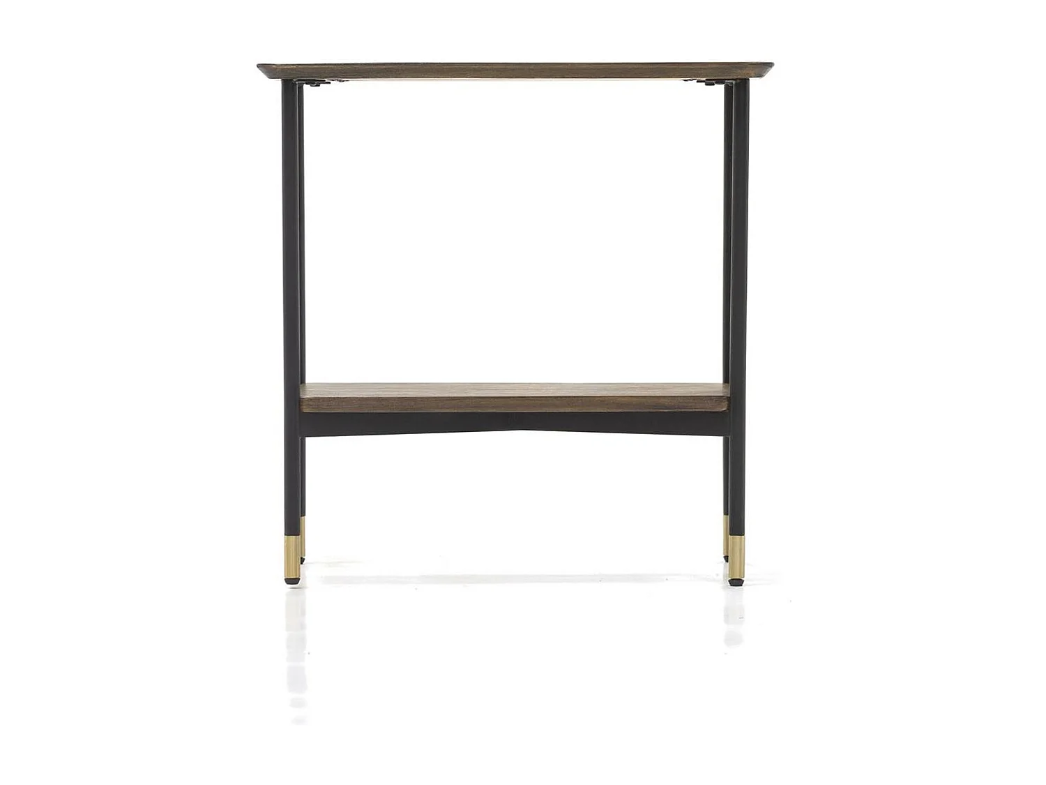 Mesa 60x60x30 cm Laberinto marrón mazl07-60