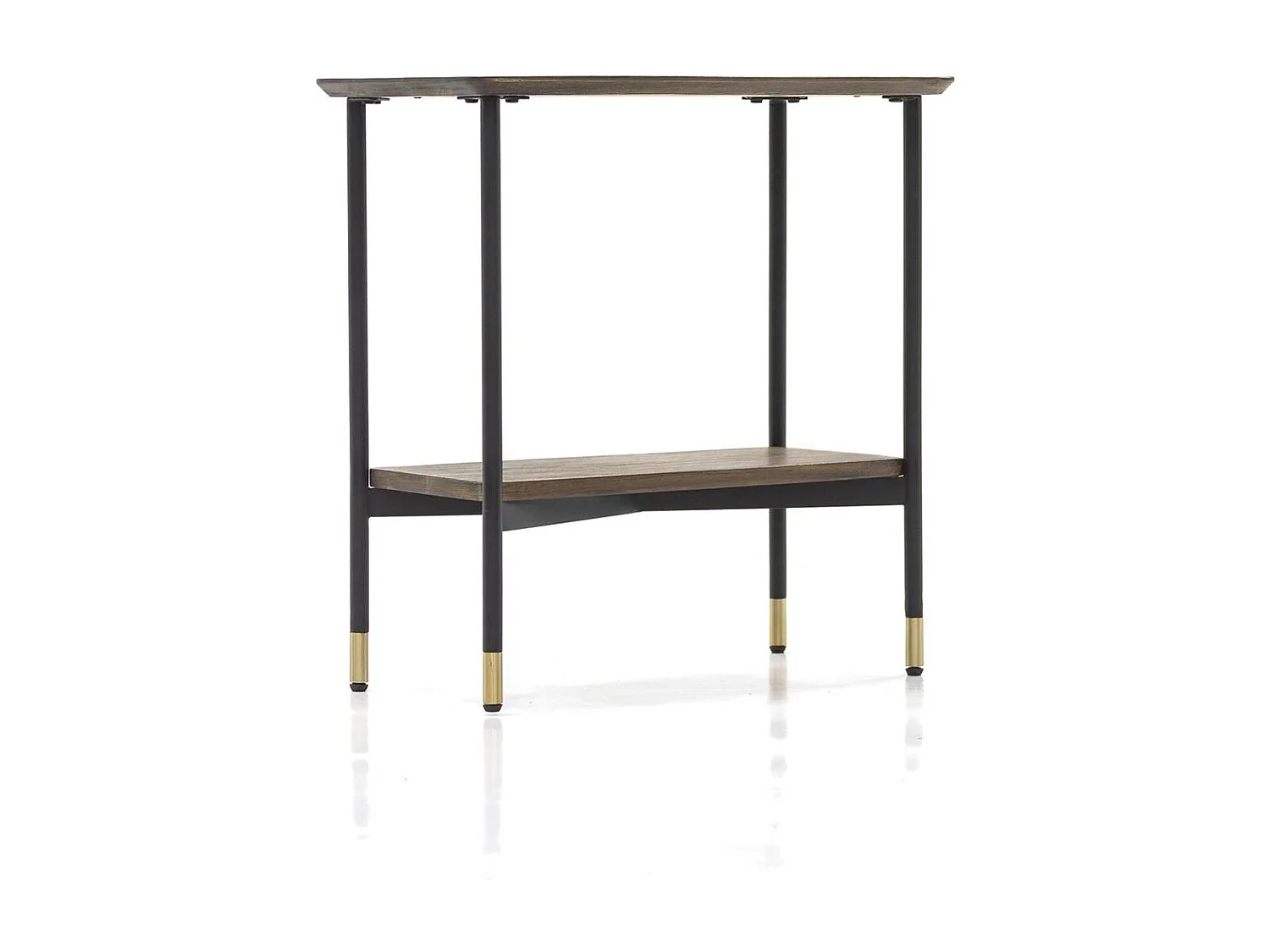 Table 60x60x30 cm Labyrinthe marron mazl07-60