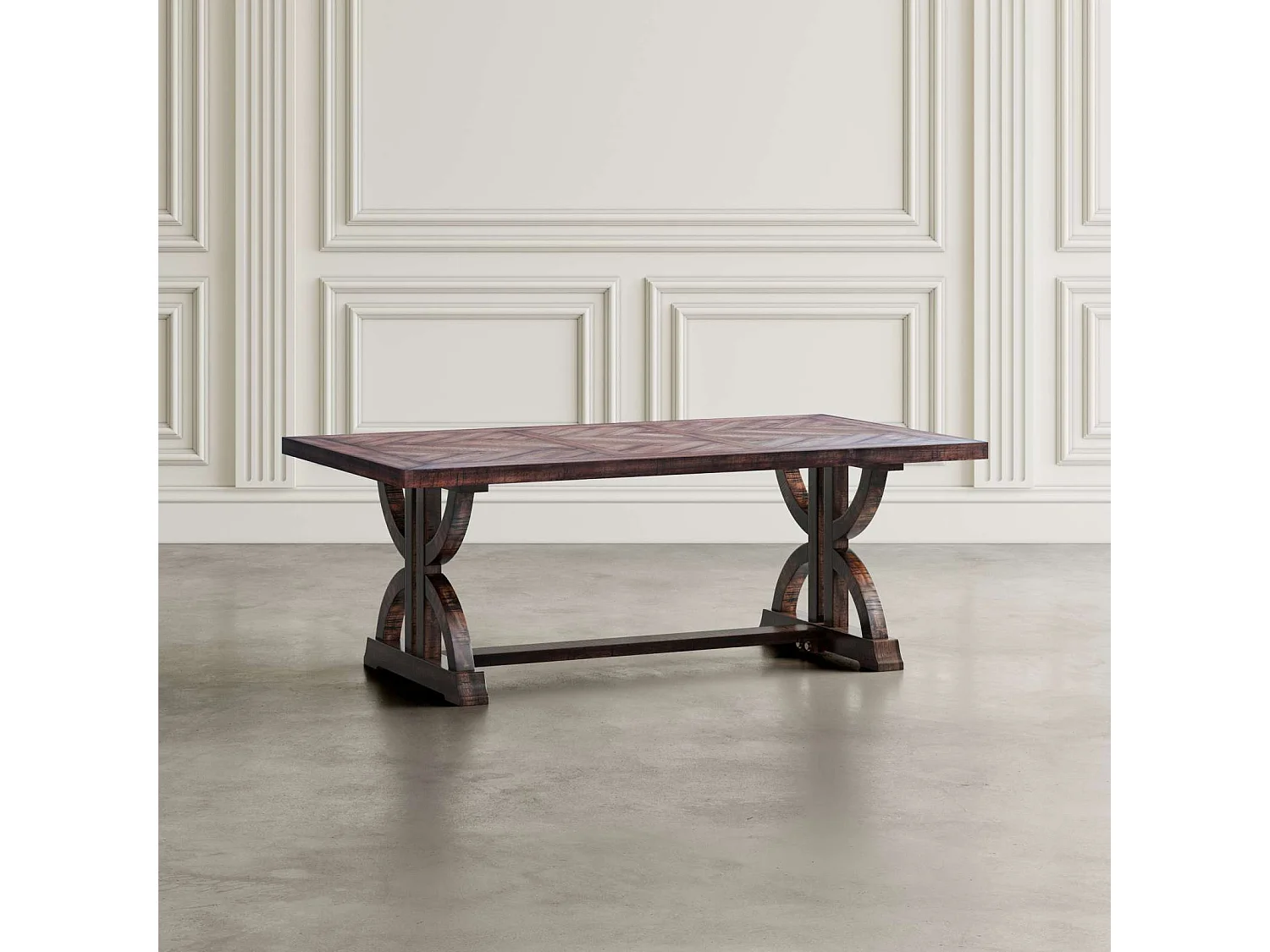 Coffee table 127x47x71 cm brown avola av1932-1