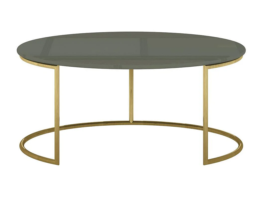 Table basse 80x35x80 cm vert Rose Hill RH07