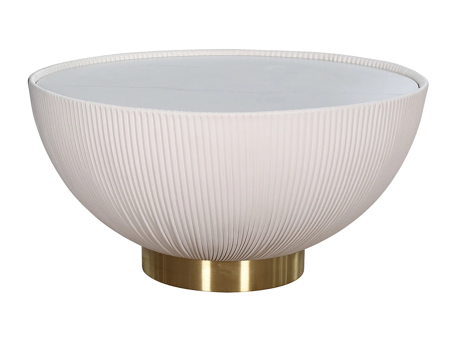 Table basse 70x36x70 cm blanche Modig M68