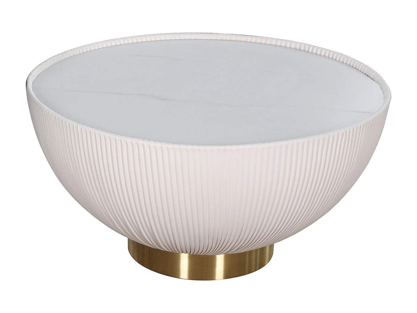 Table basse 70x36x70 cm blanche Modig M68