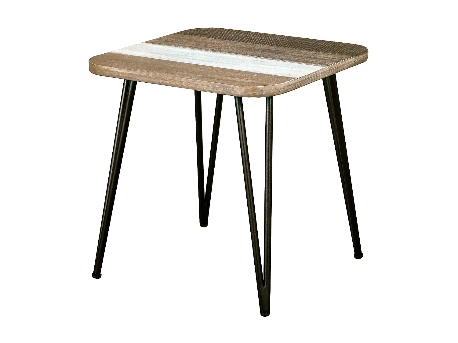 Mesa de centro 50x50x50 cm negra adesso adesl07