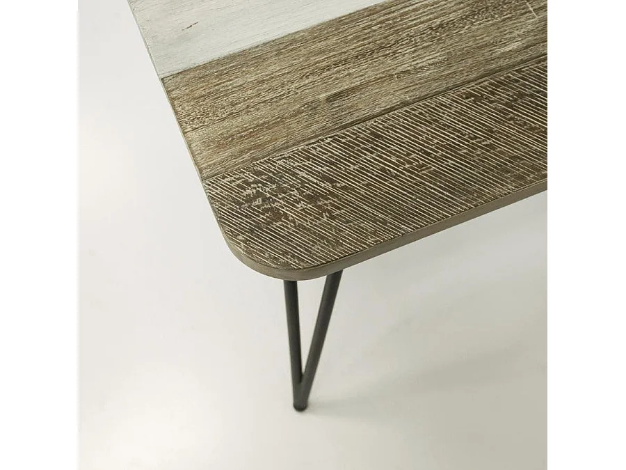 Mesa de centro 50x50x50 cm negra adesso adesl07