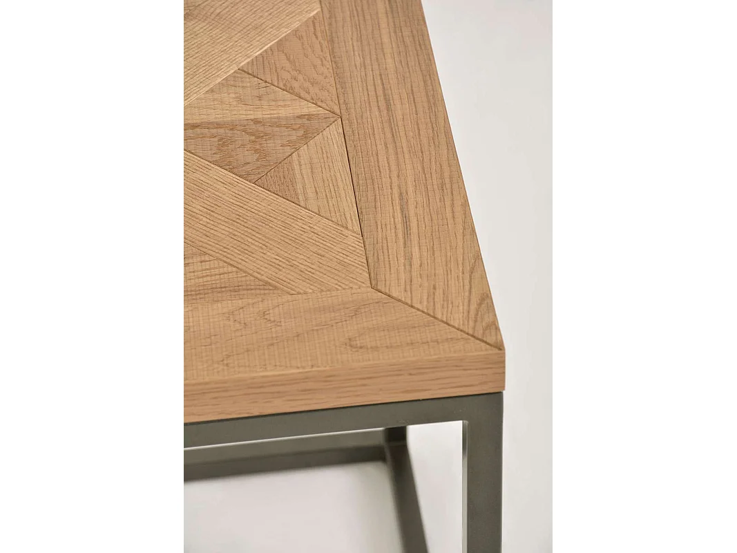 Table 45x50x45 cm chêne naturel indus in04-0