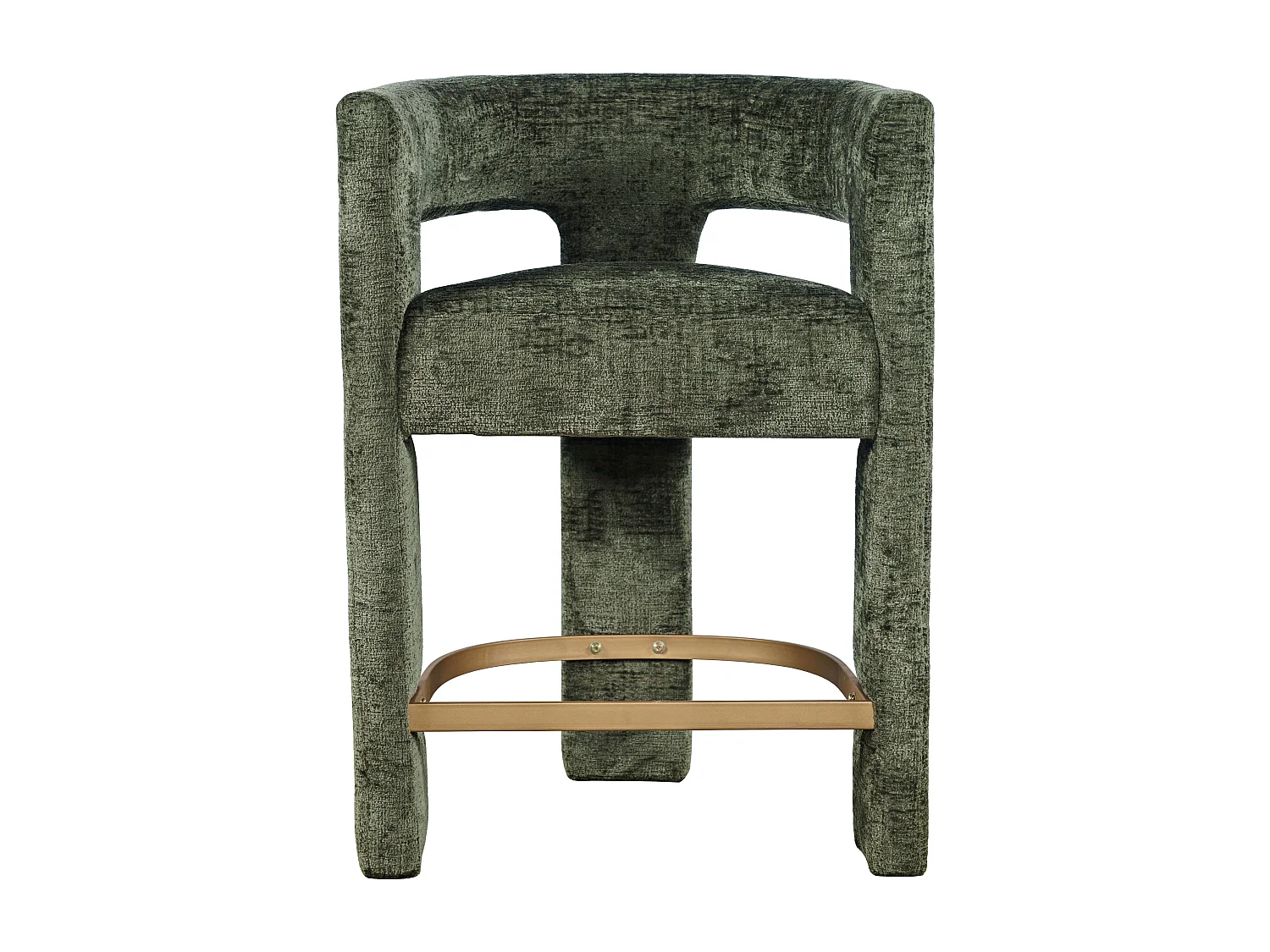 Tabouret de bar 61x89x57 cm olive Leith LET71HO