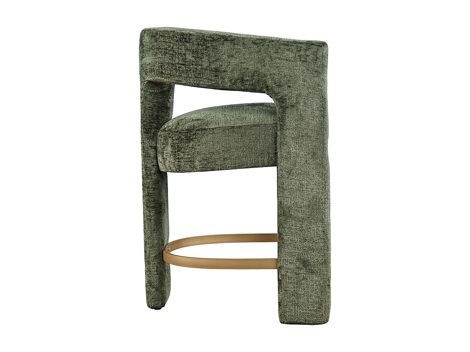 Tabouret de bar 61x89x57 cm olive Leith LET71HO