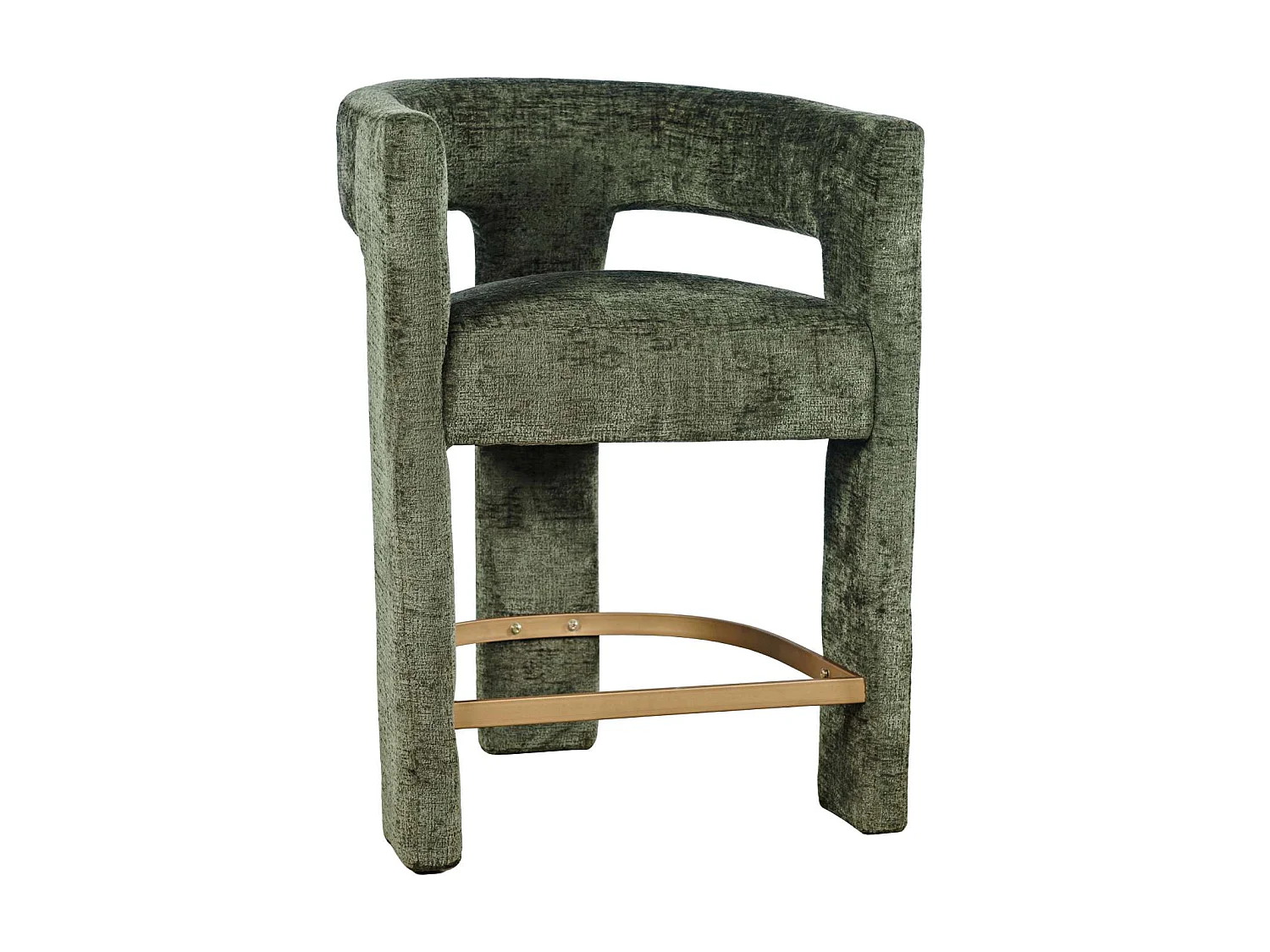 Tabouret de bar 61x89x57 cm olive Leith LET71HO
