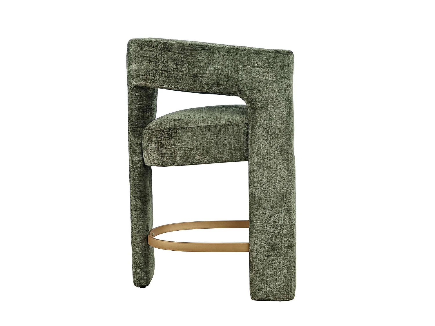 Tabouret de bar 61x89x57 cm olive Leith LET71HO