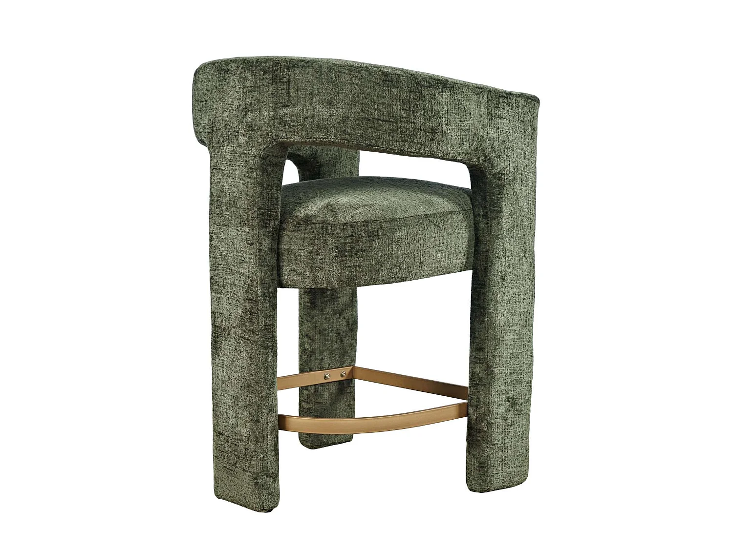 Tabouret de bar 61x89x57 cm olive Leith LET71HO