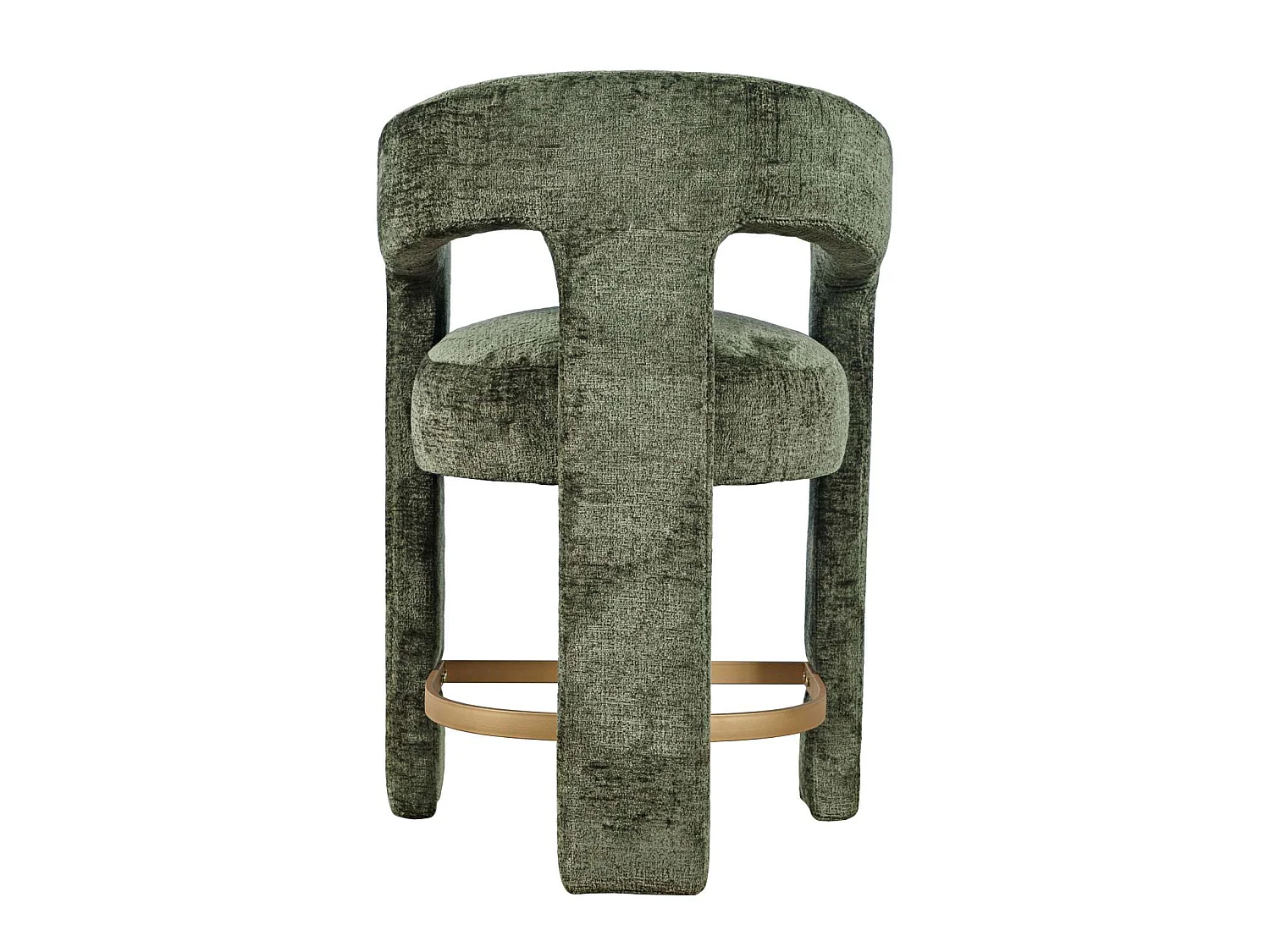 Tabouret de bar 61x89x57 cm olive Leith LET71HO