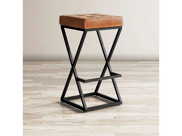 Tabouret de bar 38x74x38 cm marron Avola AV1730-192S