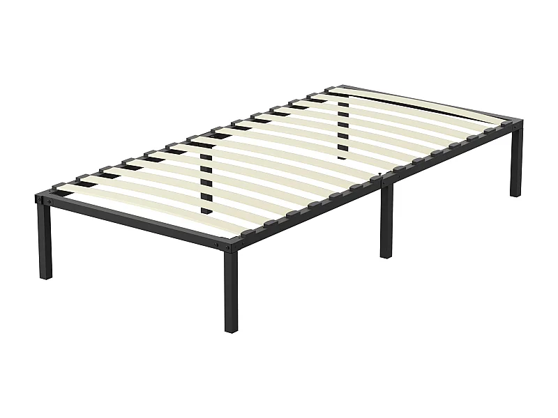 Dewinner Sommier à Lattes sur Pieds, Lit 1×14 Lattes, 90x190CM