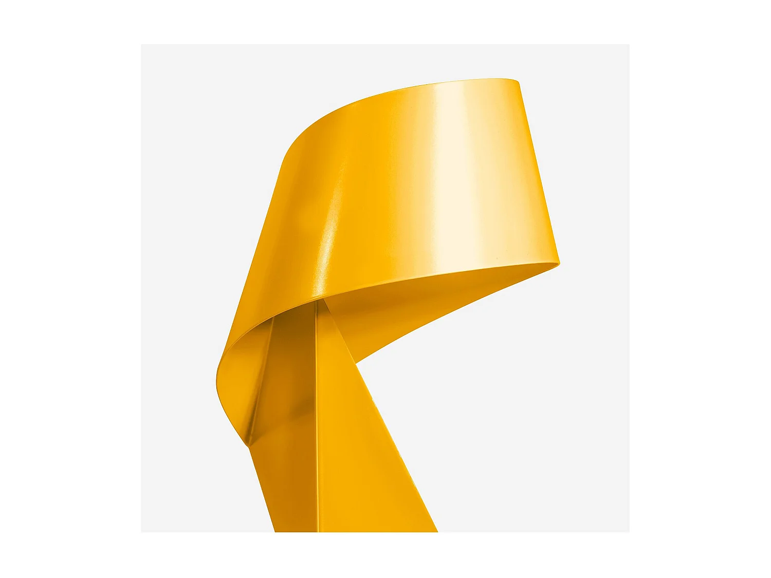 Habitat - Édition limitée - Lampe de table en métal - 50 cm - Jaune Soleil - Design by Claire Norcross - Ribbon