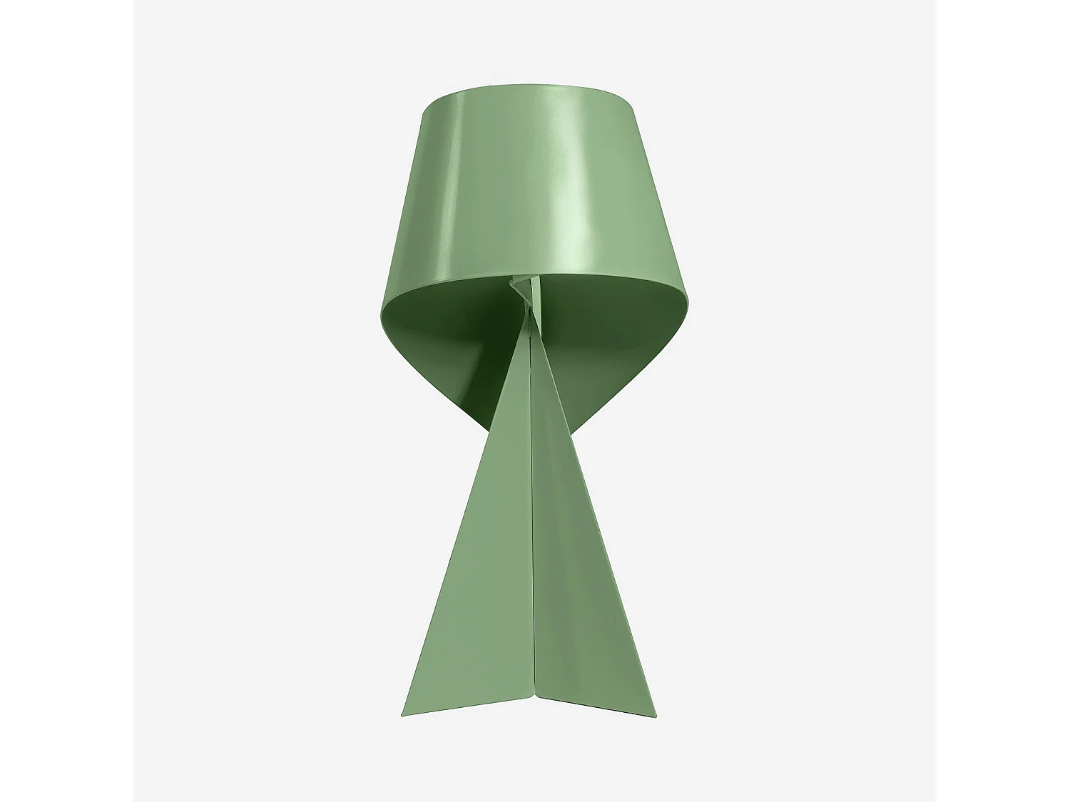 Habitat - Édition limitée - Lampe de table en métal - 35 cm - Vert Sauge - Design by Claire Norcross - Ribbon