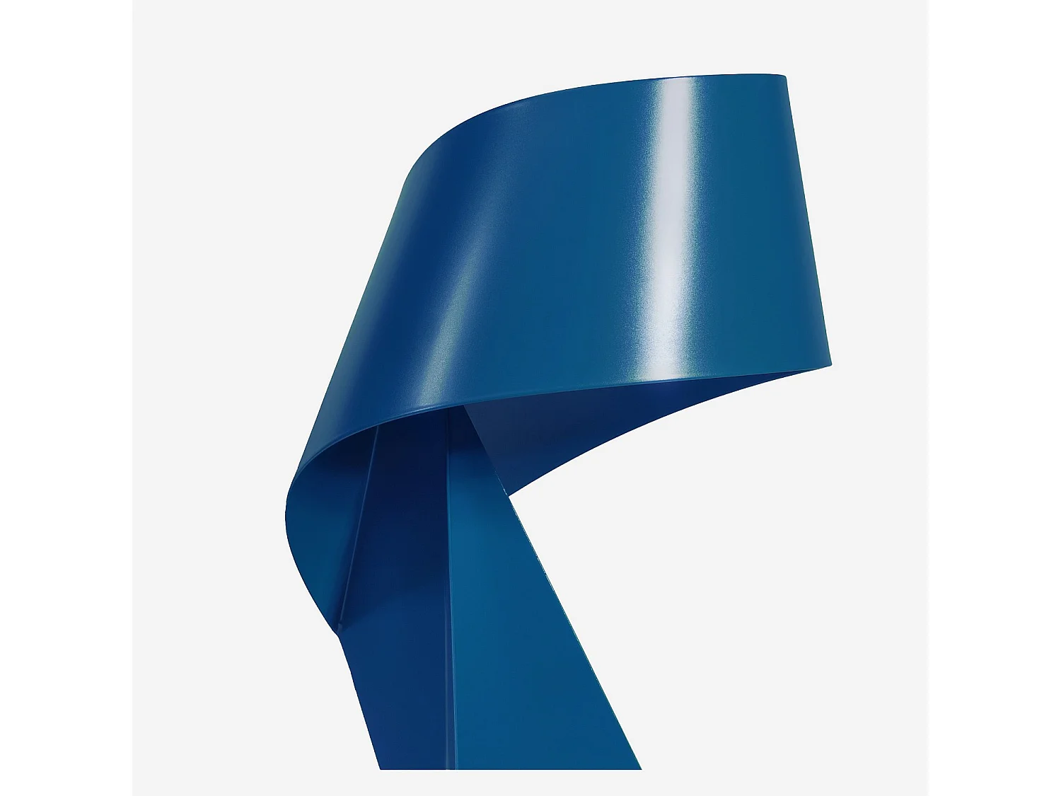 Habitat - Édition limitée - Lampe de table en métal - 50 cm - Bleu Pacifique - Design by Claire Norcross - Ribbon