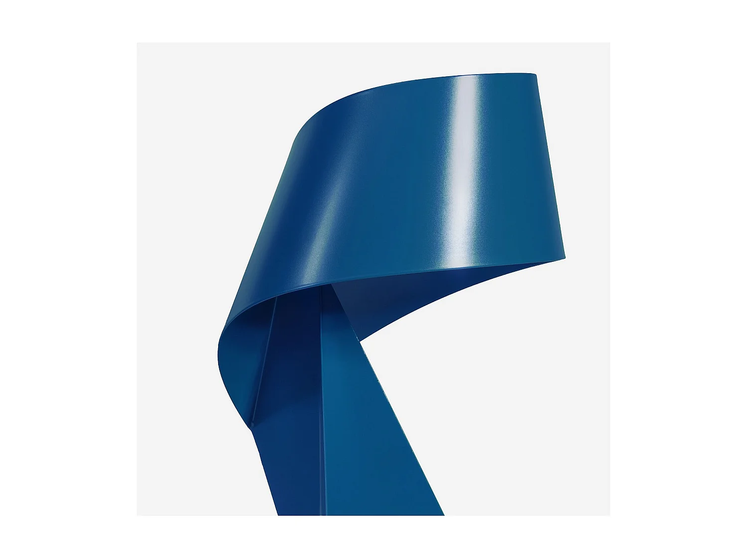 Habitat - Édition limitée - Lampe de table en métal - 50 cm - Bleu Pacifique - Design by Claire Norcross - Ribbon