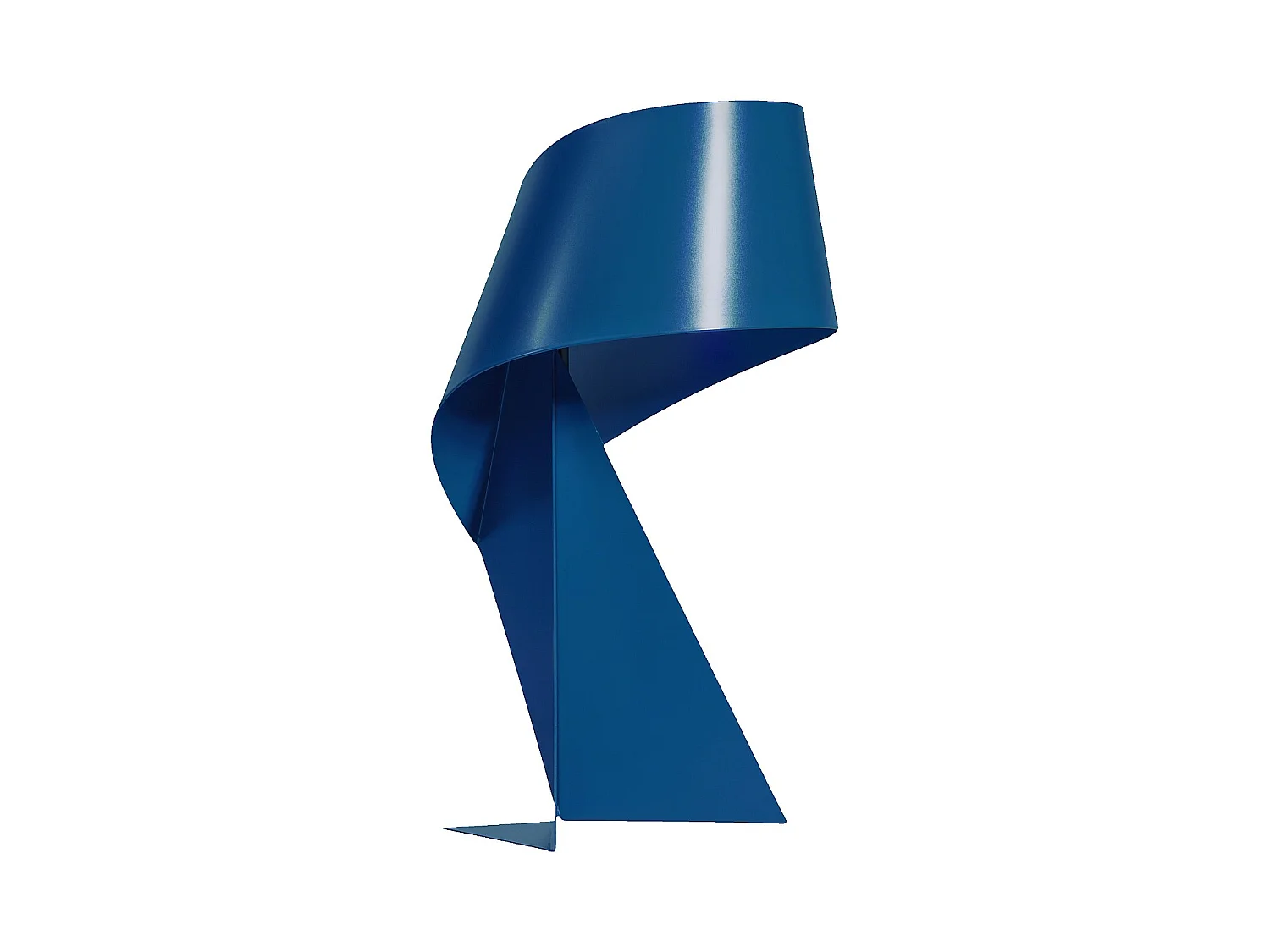 Habitat - Édition limitée - Lampe de table en métal - 50 cm - Bleu Pacifique - Design by Claire Norcross - Ribbon